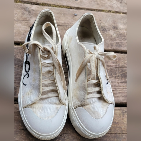 Alexander Mcqueen Low Cut Embroidered Octopus Sneakers - As Is - Picture 7 of 11